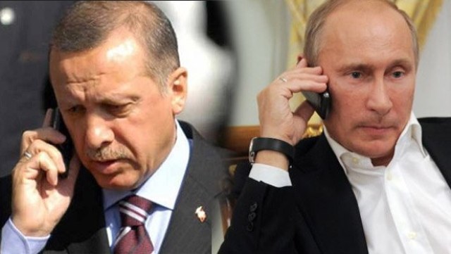 Putin, Erdogan discuss Syrian settlement  